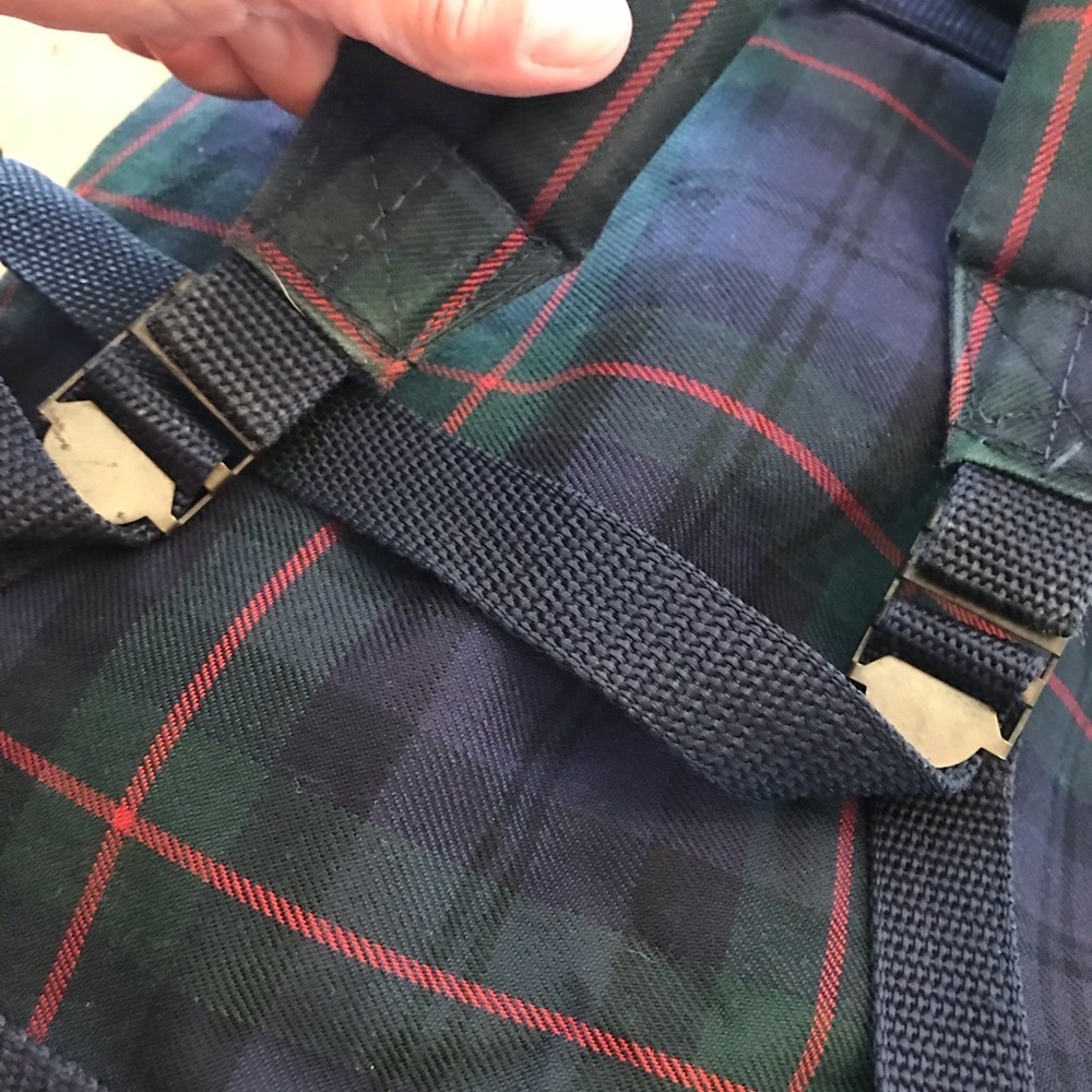 🇺🇸VINTAGE RARE Tommy Hilfiger Plaid Backpay - Picture 8 of 16